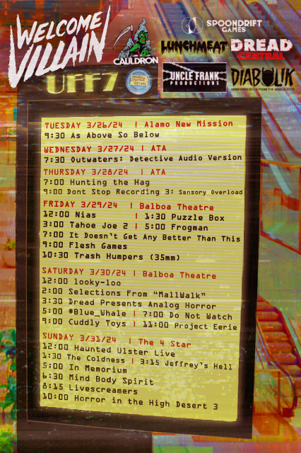 UFF7 Mall Map Schedule Poster